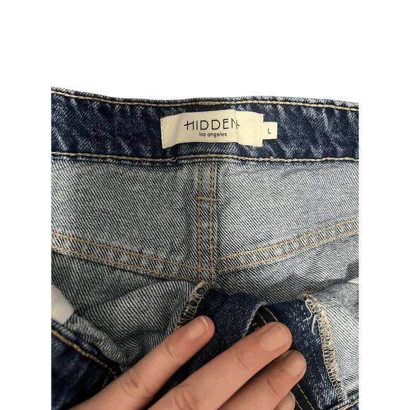 HIDDEN Denim Jeans Cut offs Good Condition Size Large - Picture 2 of 6